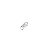 Karabijnsluiting met ringetje 925 Sterling zilver 8,5mm